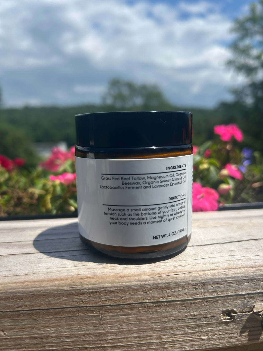 Grass Fed Whipped Tallow Balm, Organic Skin Cream, Tallow Body Butter