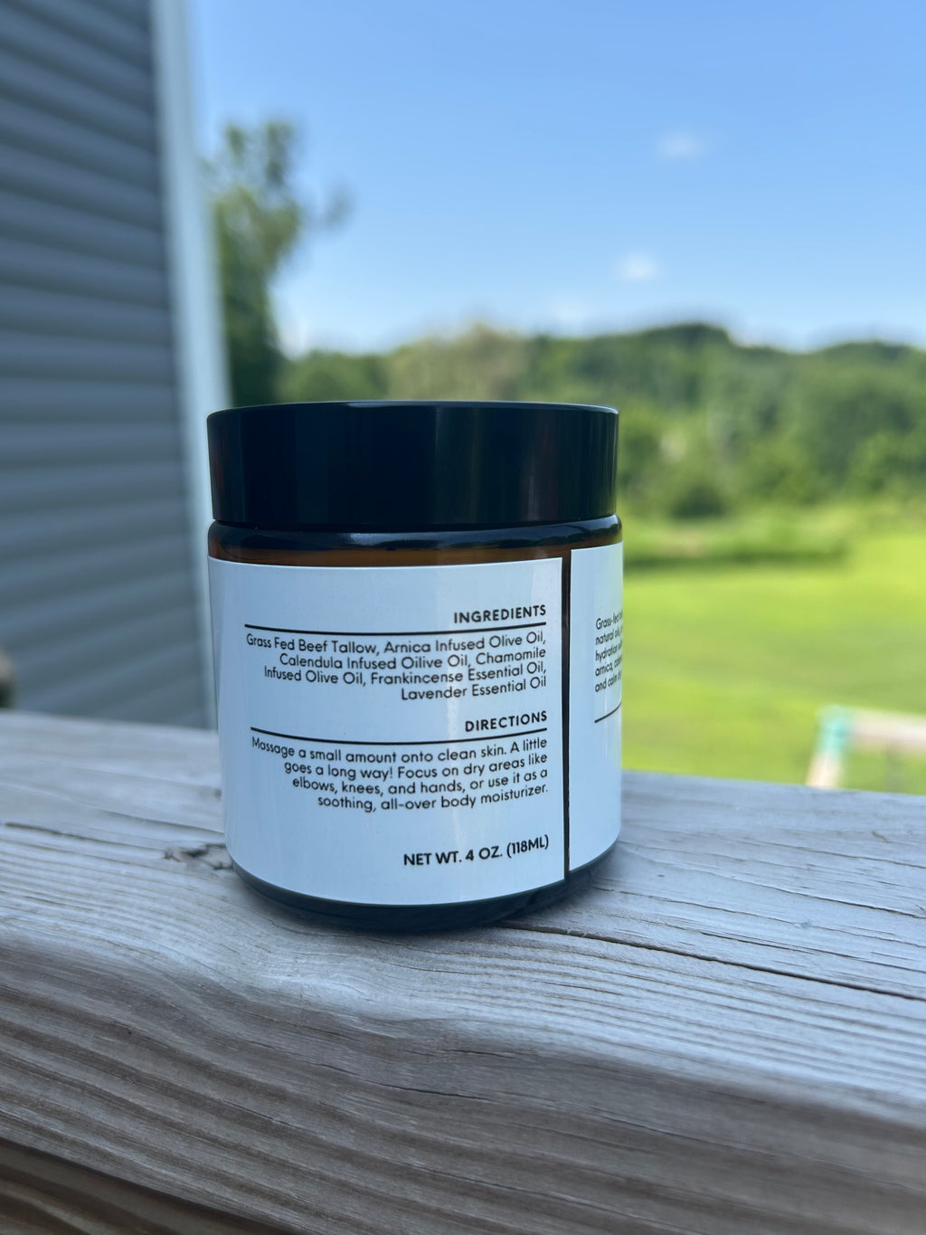 Grass Fed Tallow Whipped Body Butter - Skin Repair - Arnica, Calendula, Chamomile, Frankincense & Lavender