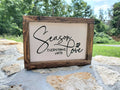 Season Everything With Love - Kitchen Sign - Farmhouse Framed Sign