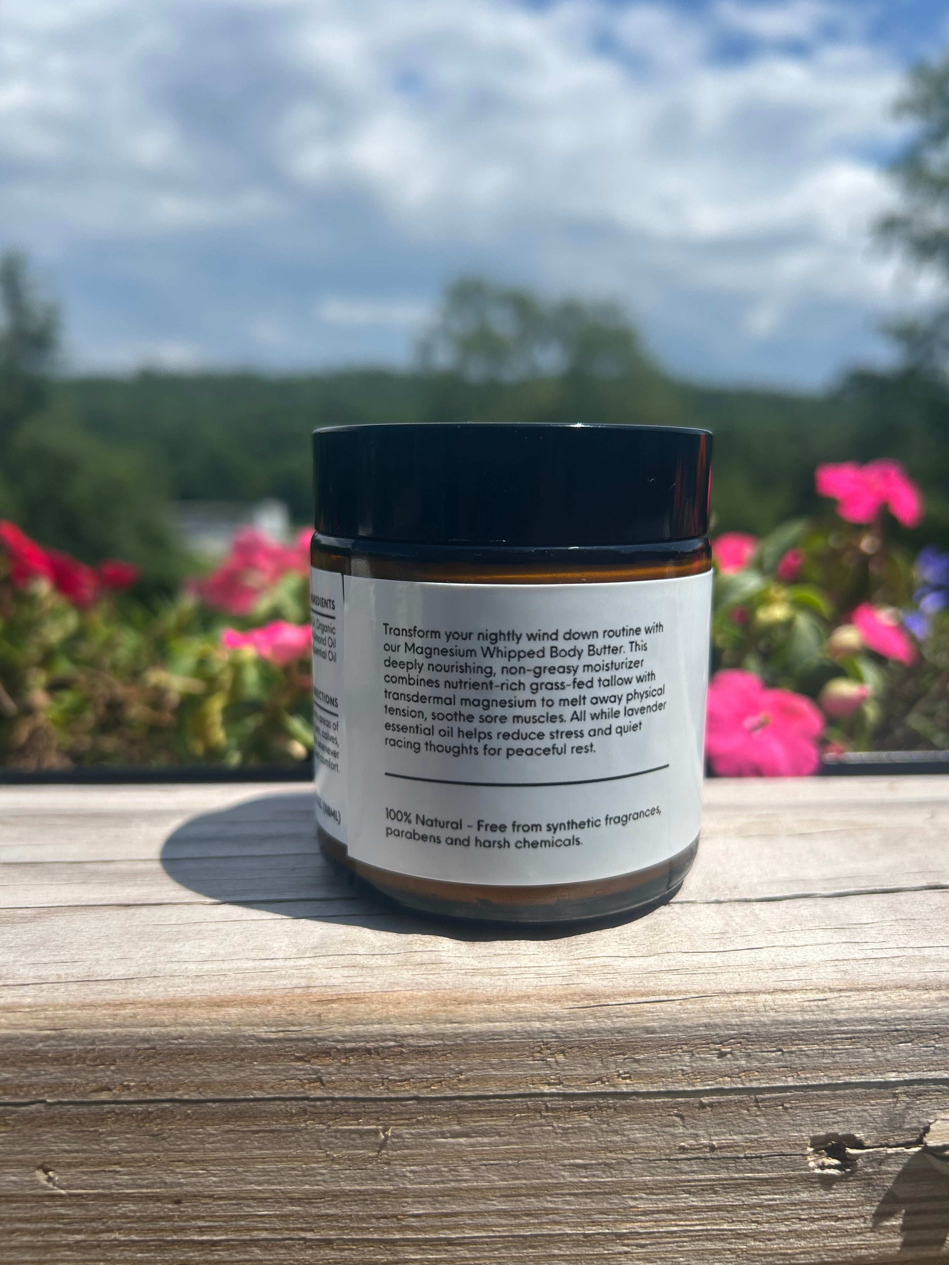Grass Fed Tallow Magnesium Lotion - Lavender