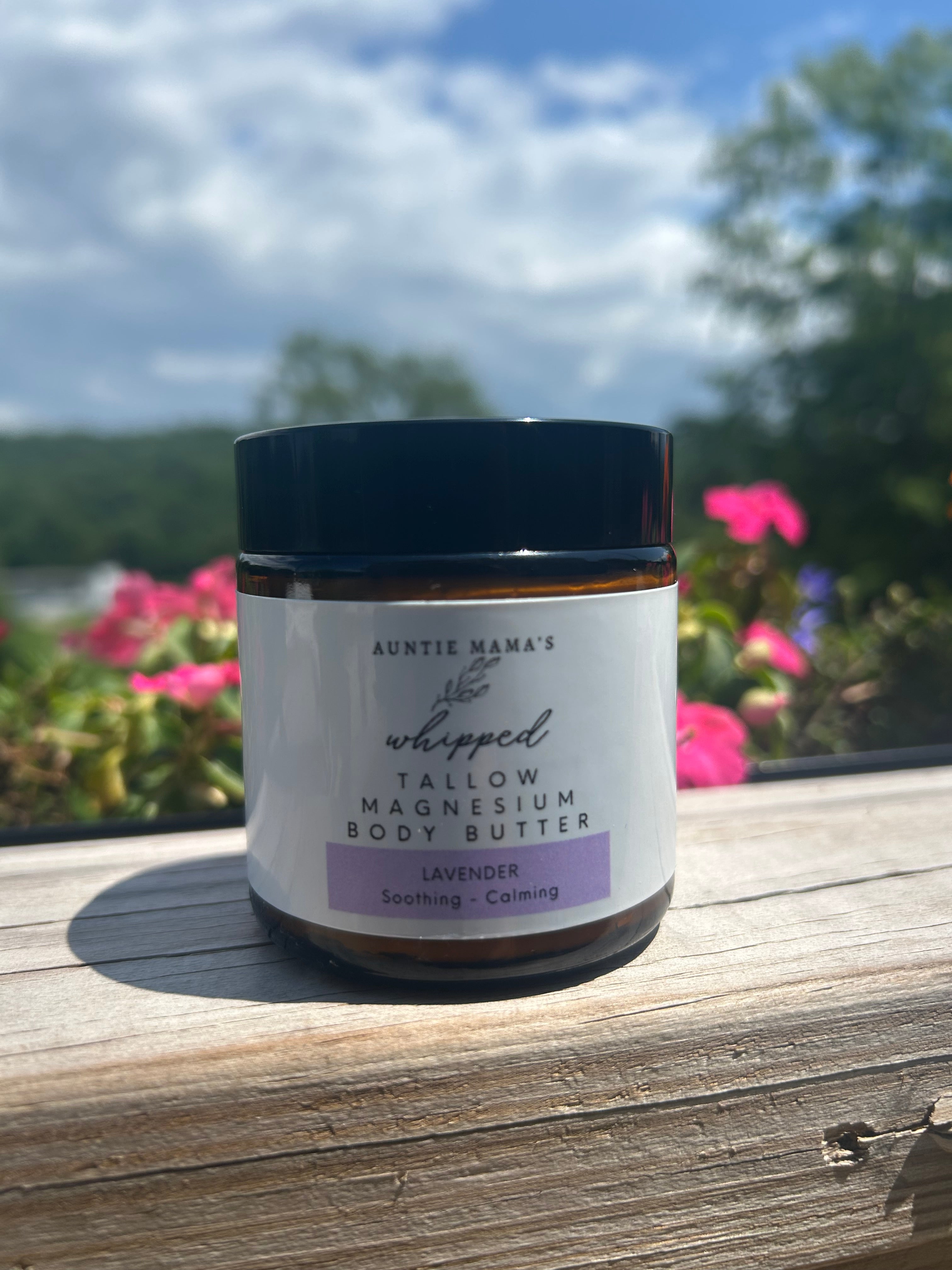Grass Fed Tallow Magnesium Lotion - Lavender
