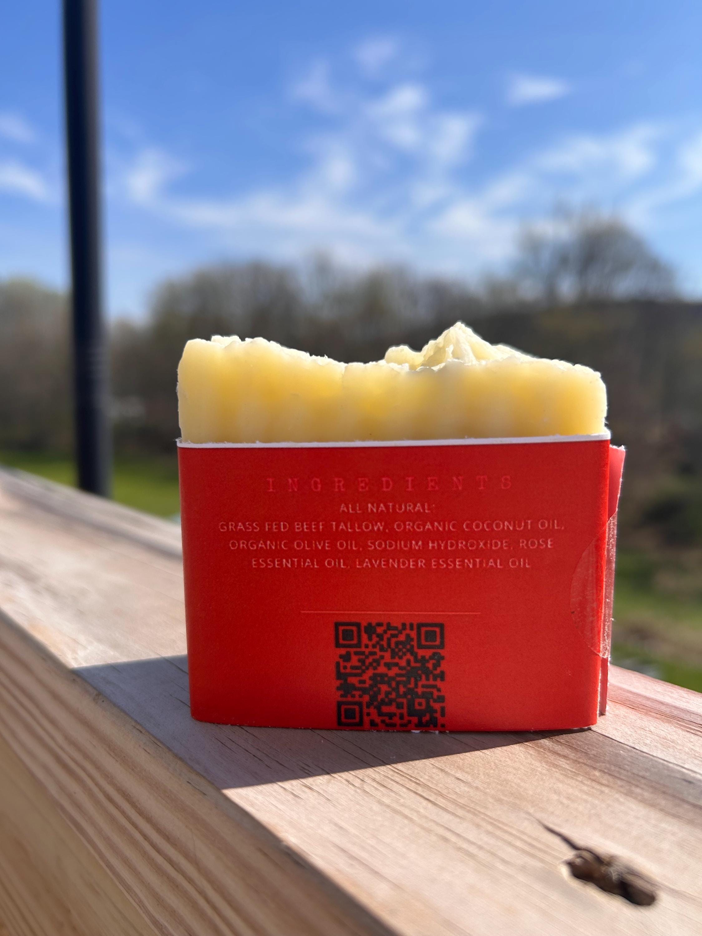 Grass Fed Tallow Bar Soap & Lip Balm Gift Set - Mothers Day Gift