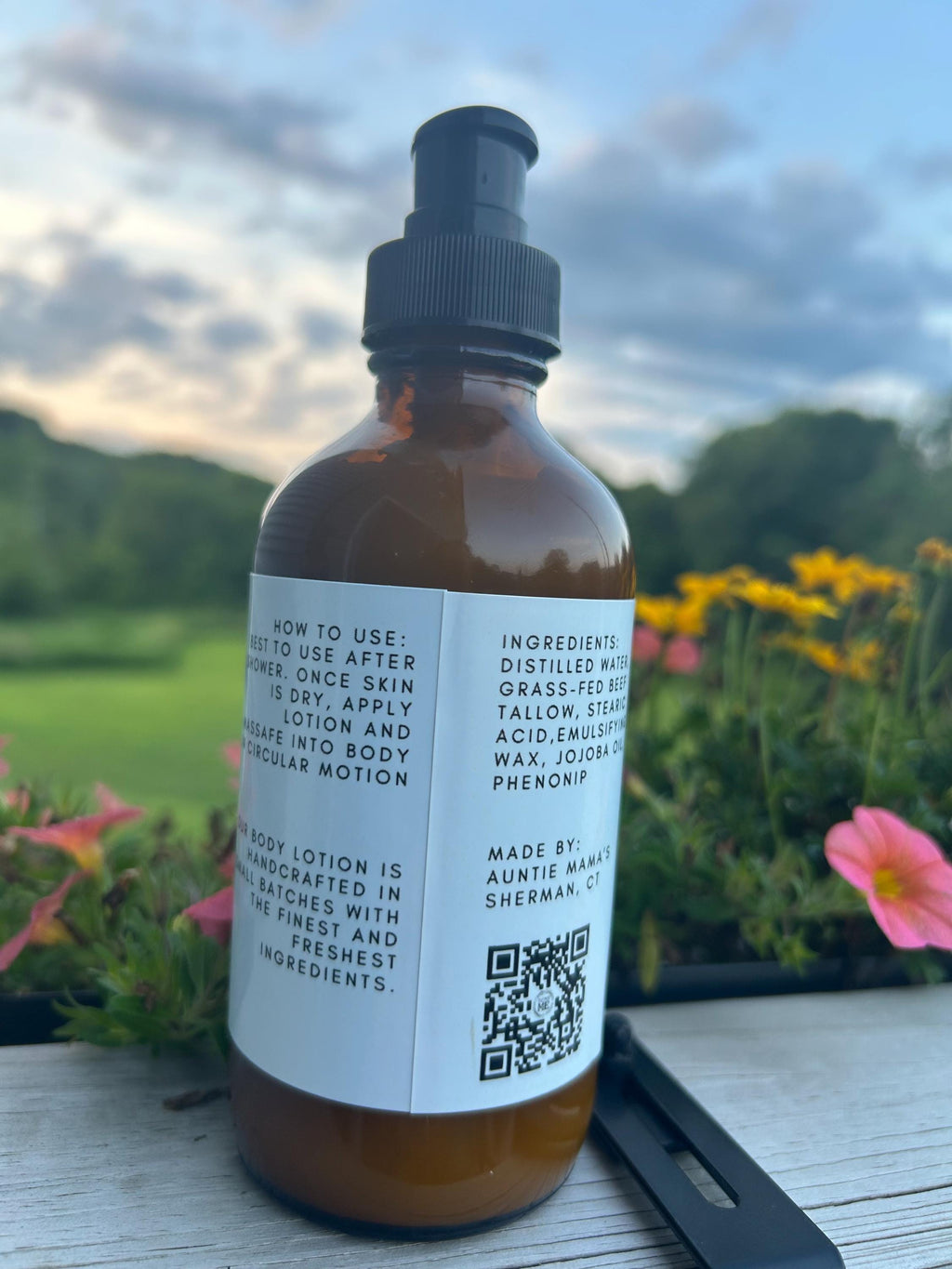 Grass Fed Tallow Lotion - Unscented - Choice of 2 oz or 8 oz - Essential Oil Free, Great for Senstive Skin