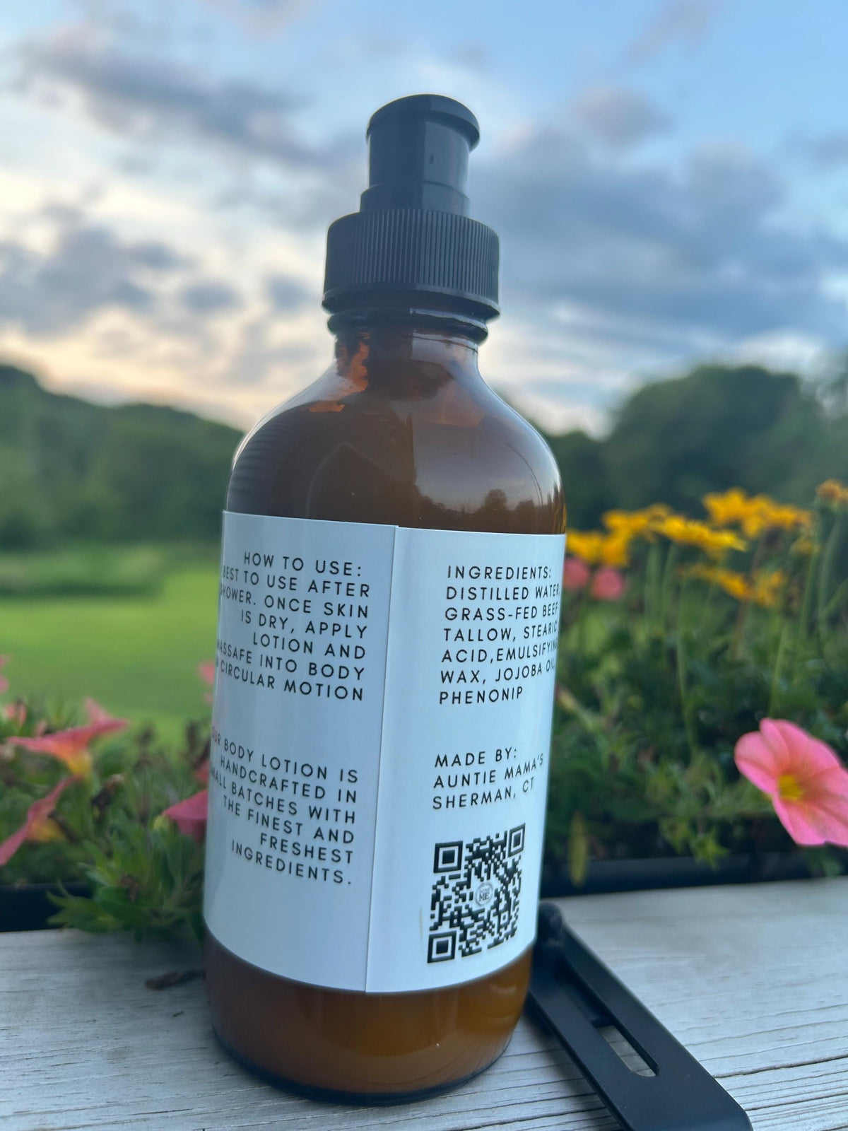 Grass Fed Tallow Lotion - Unscented - Choice of 2 oz or 8 oz - Essential Oil Free, Great for Senstive Skin